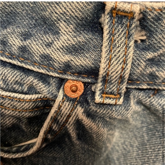 Women’s Vintage 1970s Levi’s White Label High Waist Straight Jeans sz 26 - Picture 6 of 9